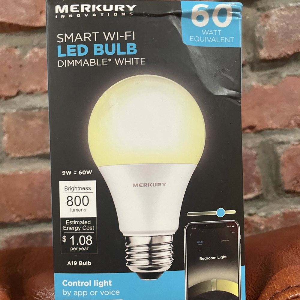 Smart wi-fi LED BULB DIMMABLE WHITE
